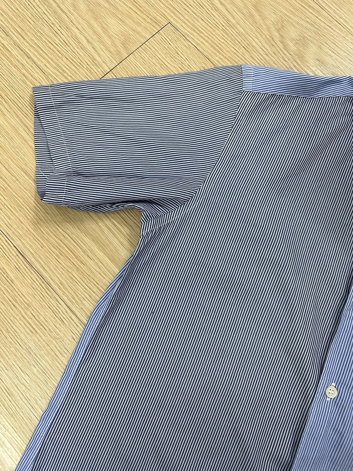Comme des Garcons × Comme des Garcons Homme × Junya Watanabe Comme des Garcons Homme Patchwork Stripe Cotton Shirt Size US S / EU 44-46 / 1 - 6 Thumbnail