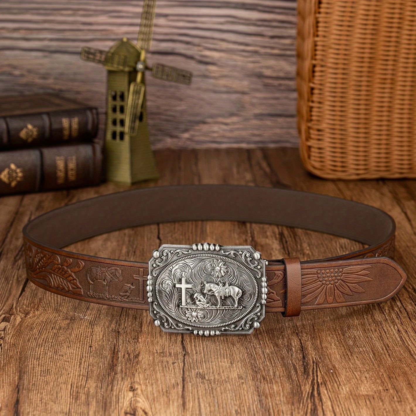 Vintage Retro Buckle Belt Size ONE SIZE - 2 Thumbnail