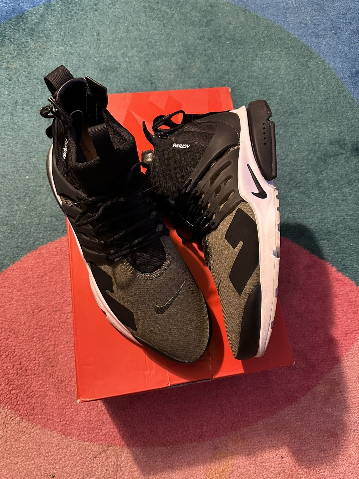 Acronym × Nike Acronym x Air Presto Mid Olive Size US 12 / EU 45 - 17 Thumbnail