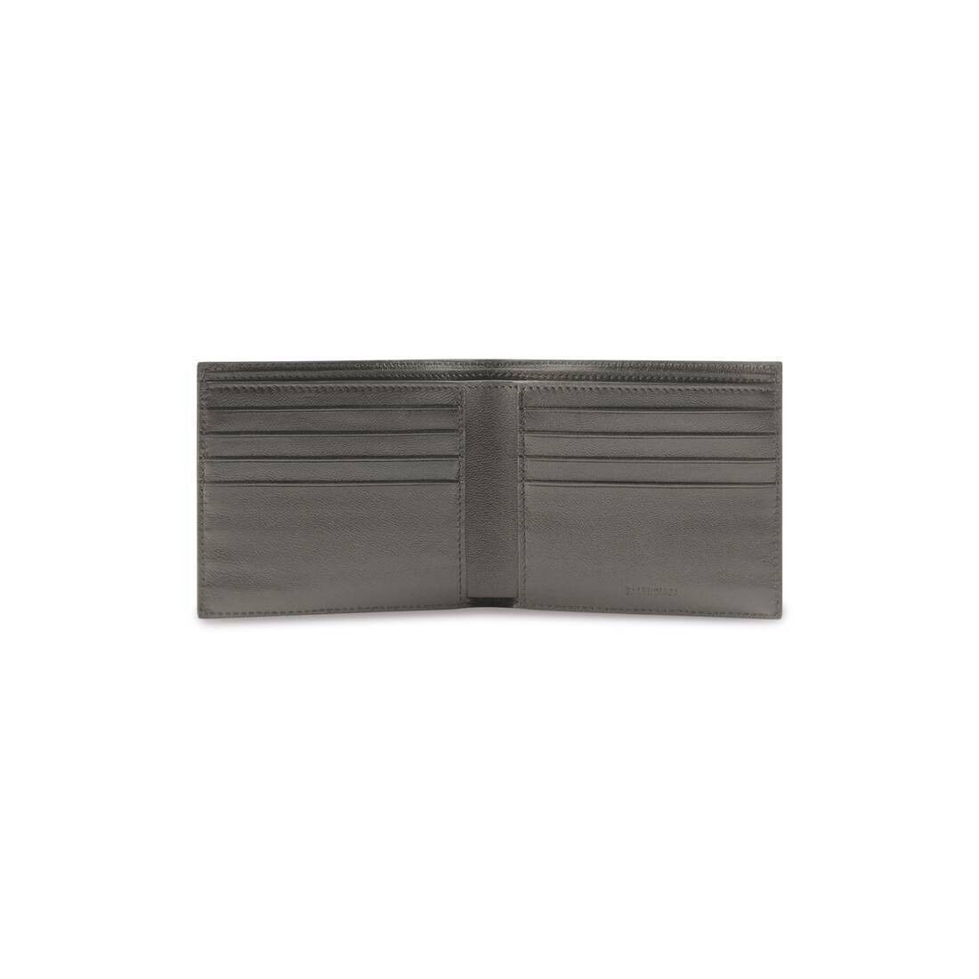 Balenciaga o1la1rc1a0824 Size: OS / Cash Square Folded Wallet in Grey Size ONE SIZE - 3 Thumbnail