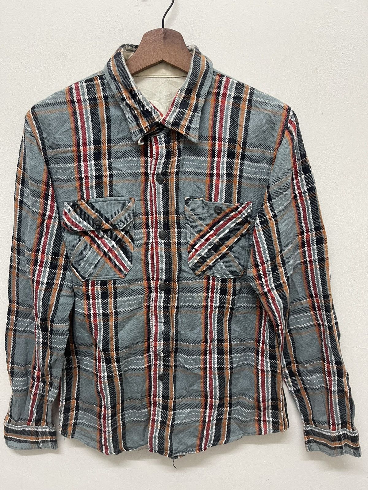 Flannel × Oshkosh × Vintage VINTAGE OSHKOSH BGOSH WESTERN TARTAN FLANNEL WOOL Size US M / EU 48-50 / 2 - 2 Thumbnail