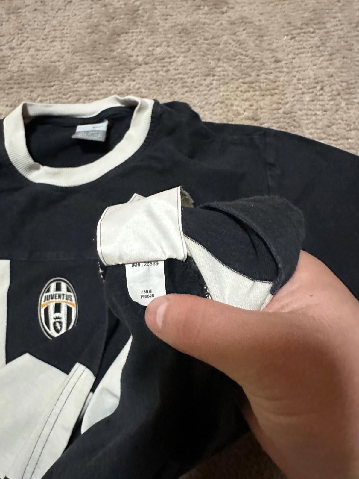 Nike Juventus Soccer Tee Nike Training Top Football T-Shirt Size US L / EU 52-54 / 3 - 7 Thumbnail