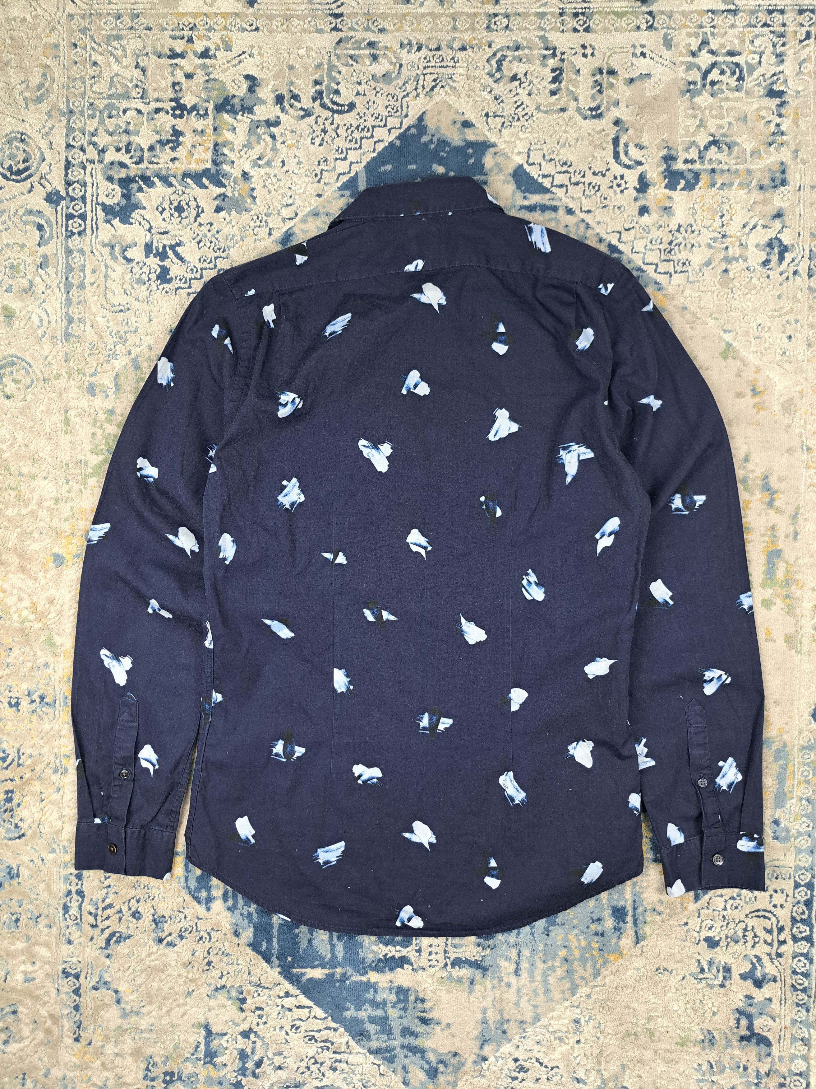 Paul Smith Paul Smith Abstract Graphic Art All Over Print Button Shirt Size US S / EU 44-46 / 1 - 3 Thumbnail