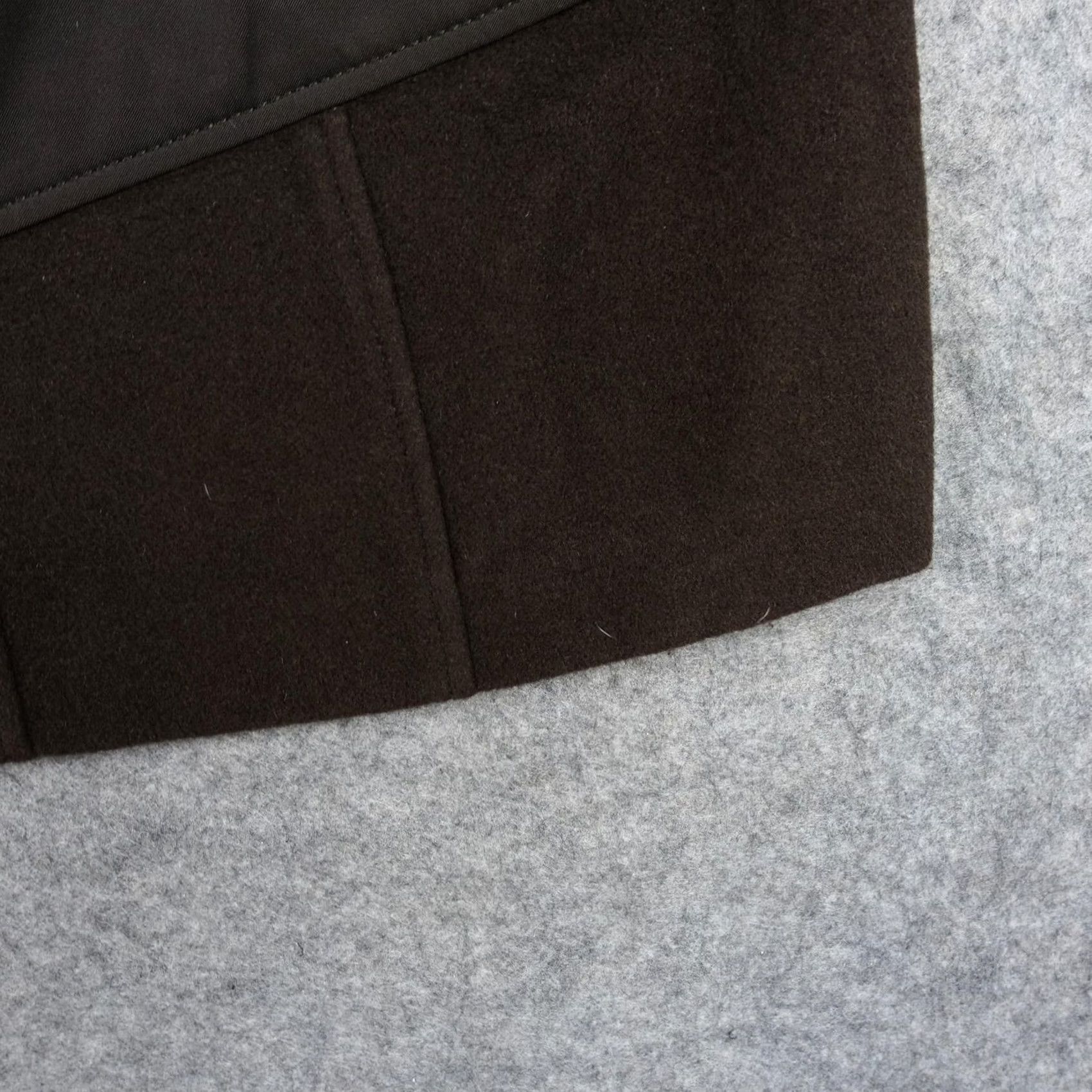 Vintage VINTAGE WEILL Coat Womens 20 Brown Wool Snap Front Mid Length Collared Plus VTG Size 3XL / US 20-22 - 7 Thumbnail