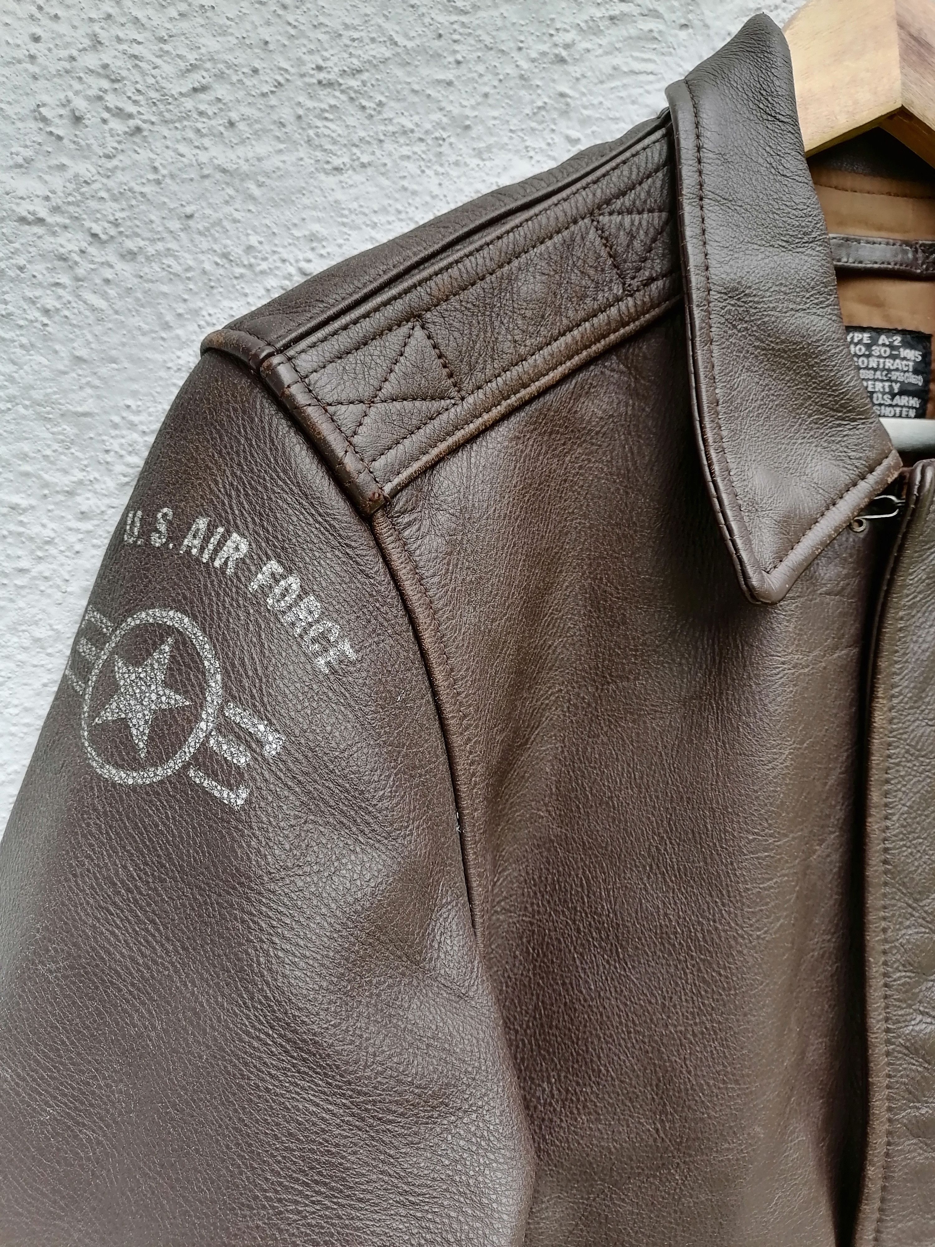Vintage Vintage Us Air Force Nakata Shoten A-2 Leather Jackets Size US S / EU 44-46 / 1 - 3 Thumbnail