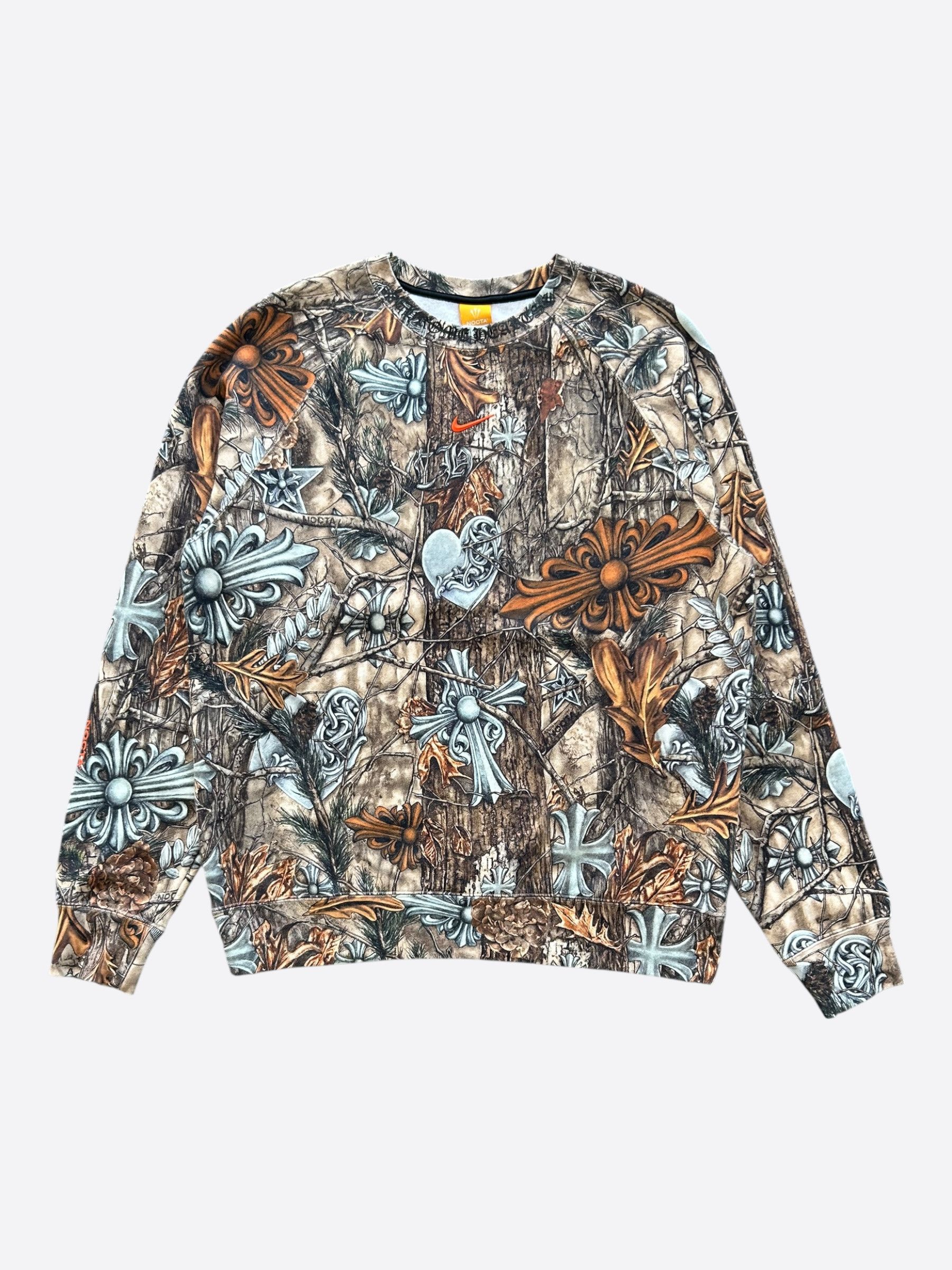 Chrome Hearts Chrome Hearts Nike NOCTA Camouflage Horseshoe Logo Sweater Size US L / EU 52-54 / 3 - 1 Thumbnail