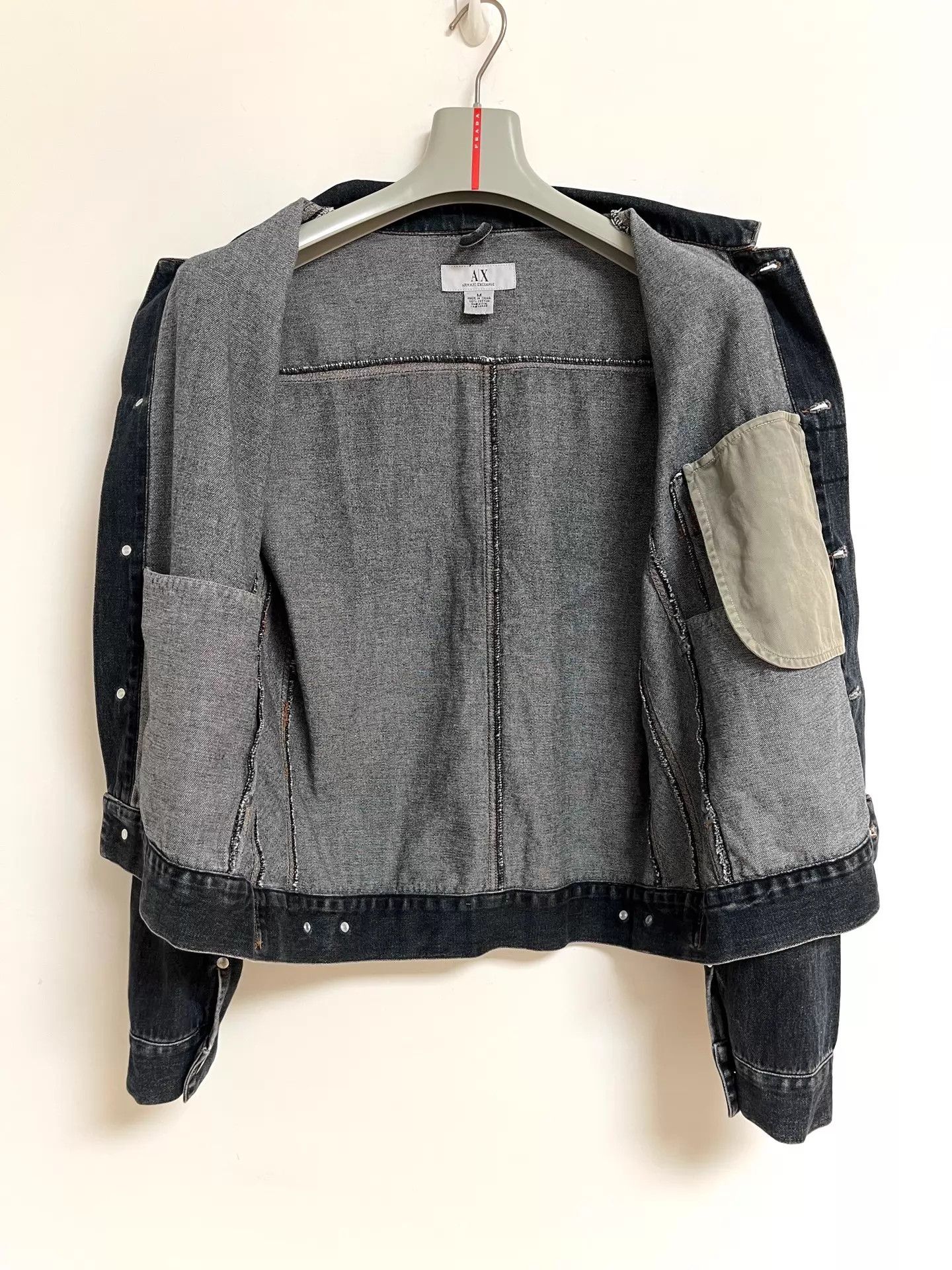 Armani Exchange Armani Exchange Vintage Denim Jacket 00ss M Size US M / EU 48-50 / 2 - 4 Thumbnail