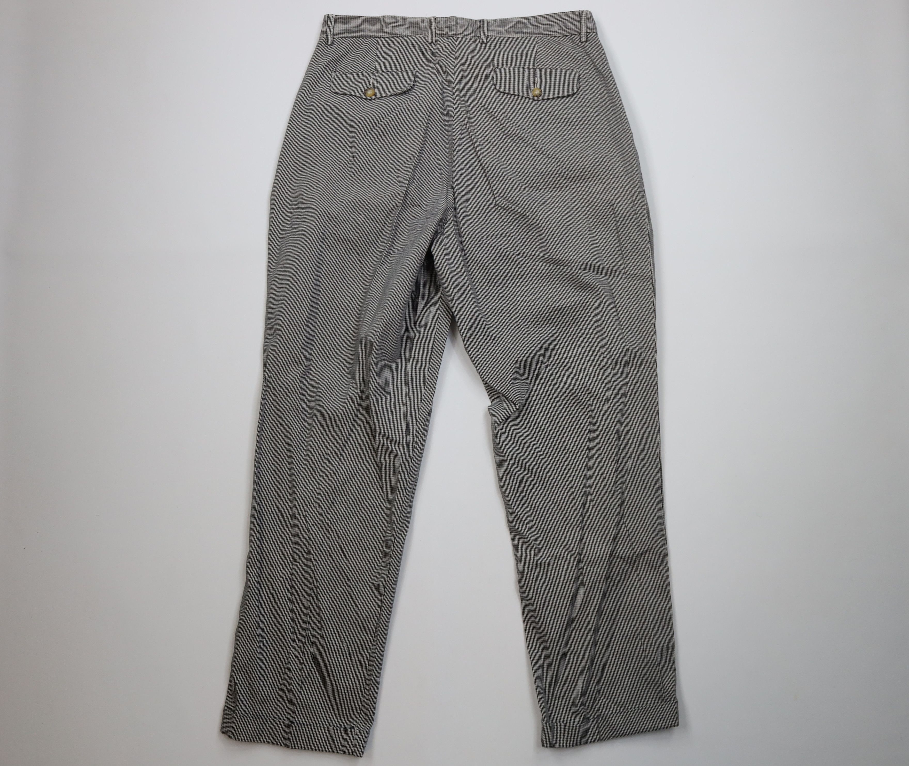 Vintage Vintage 90s Streetwear Pleated Cuffed Wide Leg Chino Pants Size US 34 / EU 50 - 11 Thumbnail