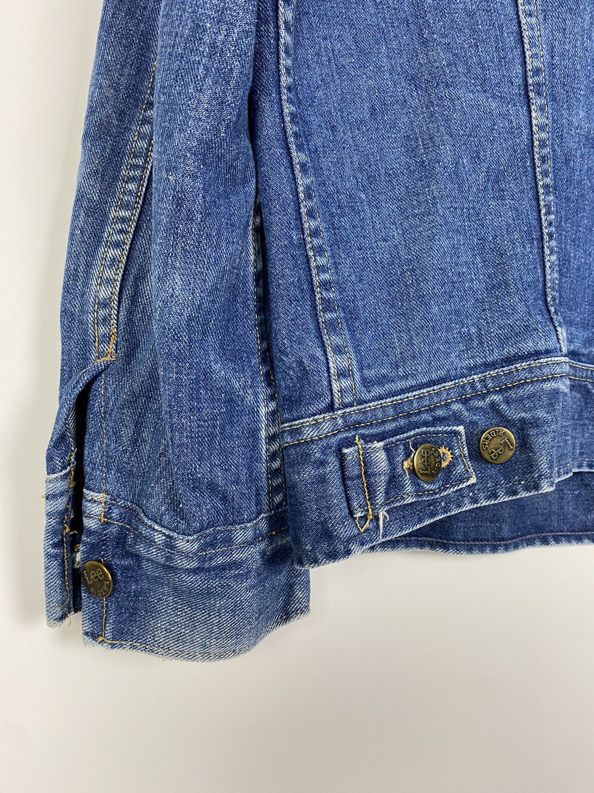 Lee 1970s Vintage Lee Riders Sanforized Washed Boxy Denim Jacket Size US M / EU 48-50 / 2 - 13 Thumbnail