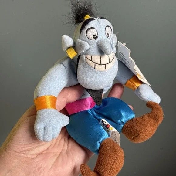Other Aladdin Genie Beanie Doll Vintage Beanbag Plush Authentic Size XXS / US 00 / IT 34 - 1 Thumbnail