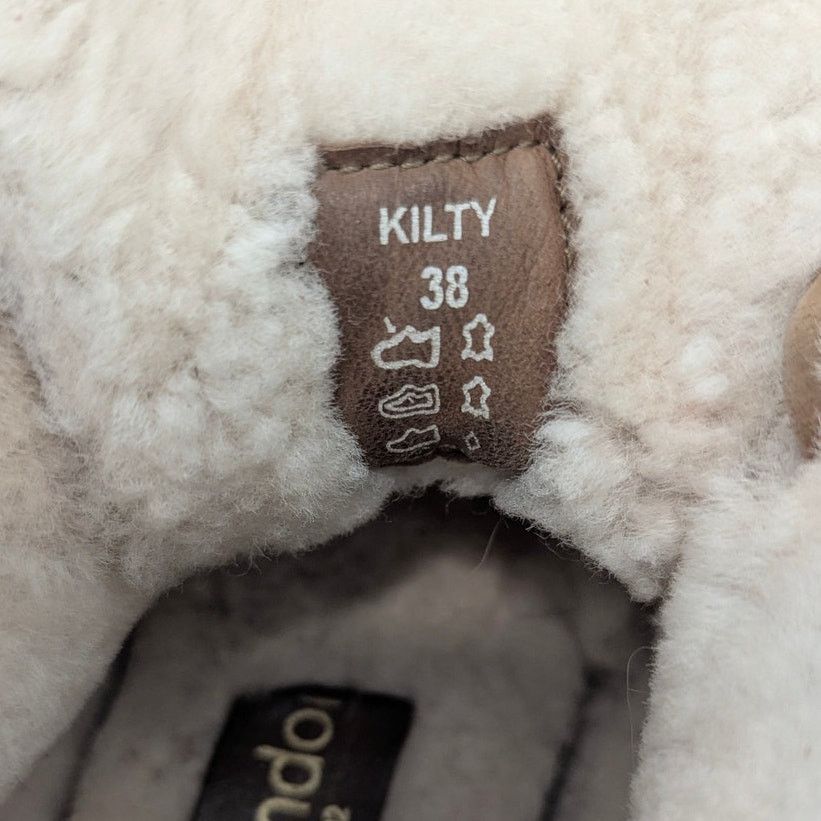 Anthropologie Anthropologie Laidback London Kilty Suede Sherpa Moccasins Size US 7.5 / IT 37.5 - 9 Thumbnail