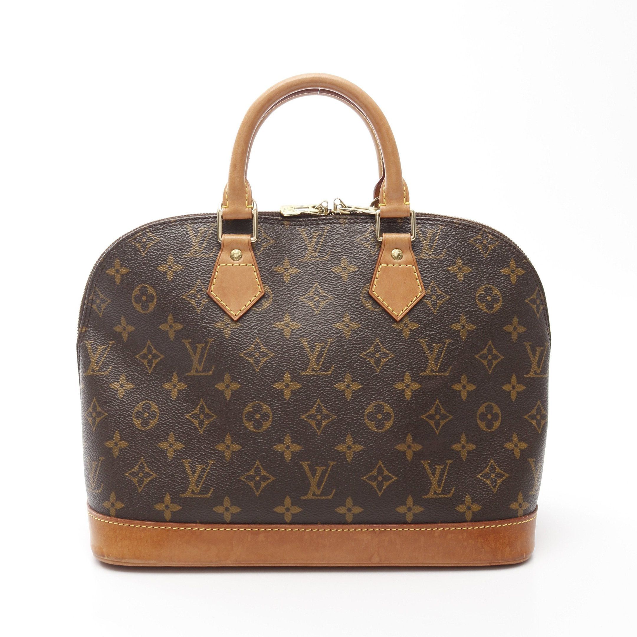 Louis Vuitton Louis Vuitton Alma Pm Monogram Handbag Leather Brown Size ONE SIZE - 1 Thumbnail