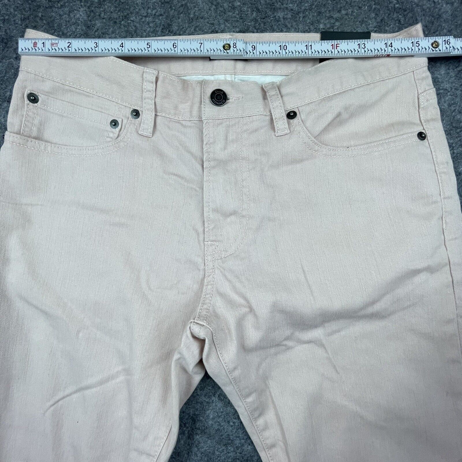 Club Monaco Club Monaco Jeans Men 31/32 Pink Coupe Super Slim Fit Pastel Size US 31 - 5 Thumbnail