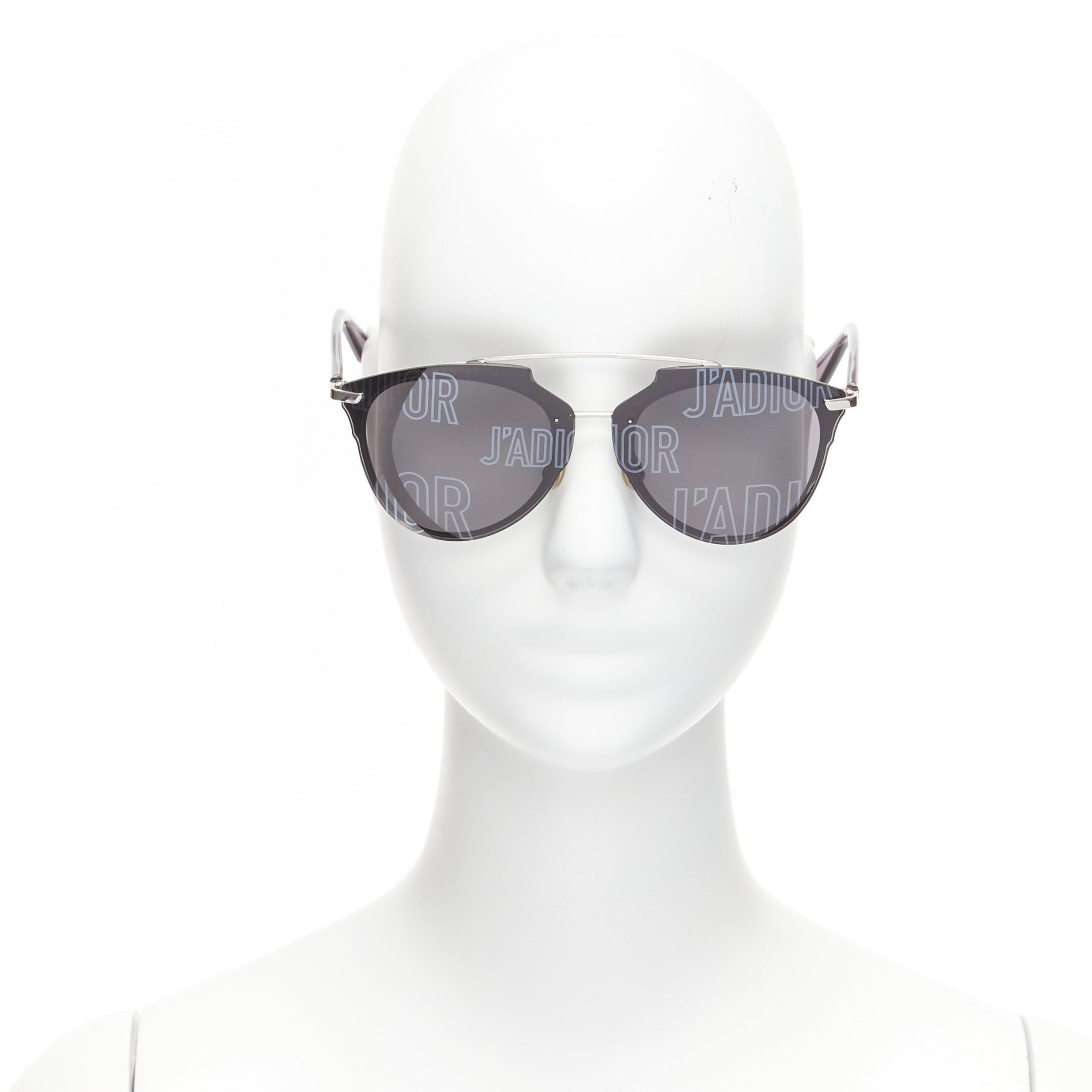 Dior CHRISTIAN DIOR Reflected P J'adior printed black lens sunglasses Size ONE SIZE - 1 Thumbnail