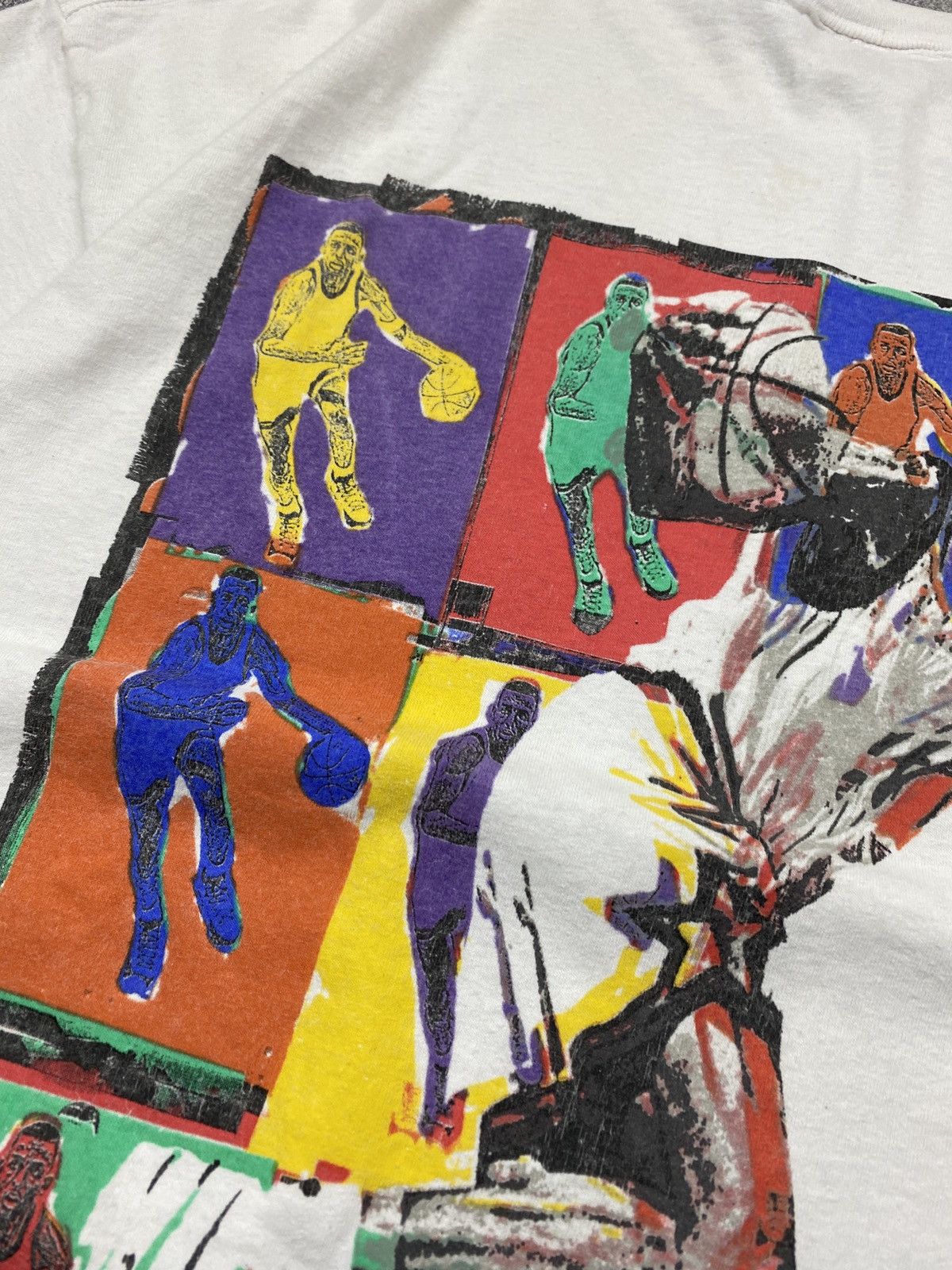 NBA × Nike × Vintage VTG 90s Penny Hardaway Nike NBA Art Tee Size Large Size US L / EU 52-54 / 3 - 10 Thumbnail