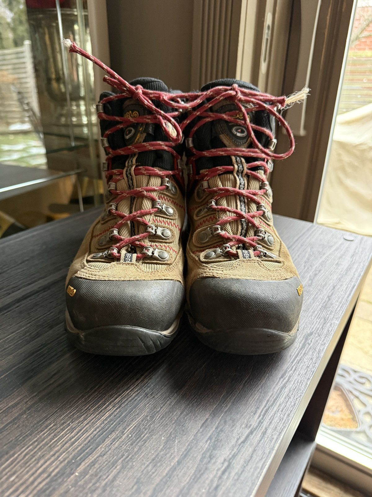 Vintage Asolo Fugitive GTX Hiking Boots Khaki Size US 9 / EU 42 - 3 Thumbnail