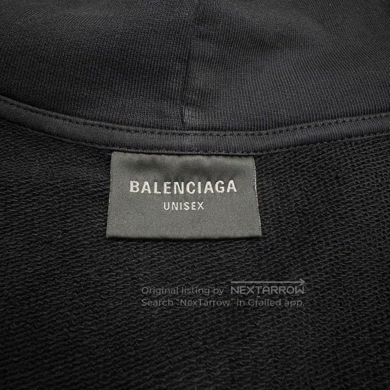 Balenciaga Balenciaga Mud dye distressed hoodie Size US XS / EU 42 / 0 - 2 Thumbnail