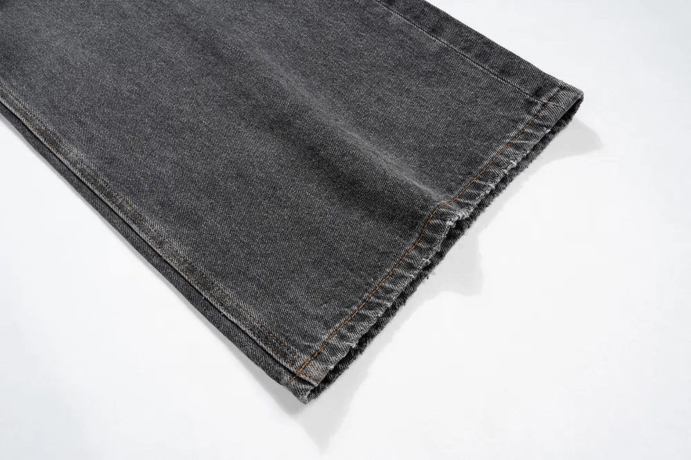 Vintage Black Ripped Baggy jeans Size US 34 / EU 50 - 6 Thumbnail