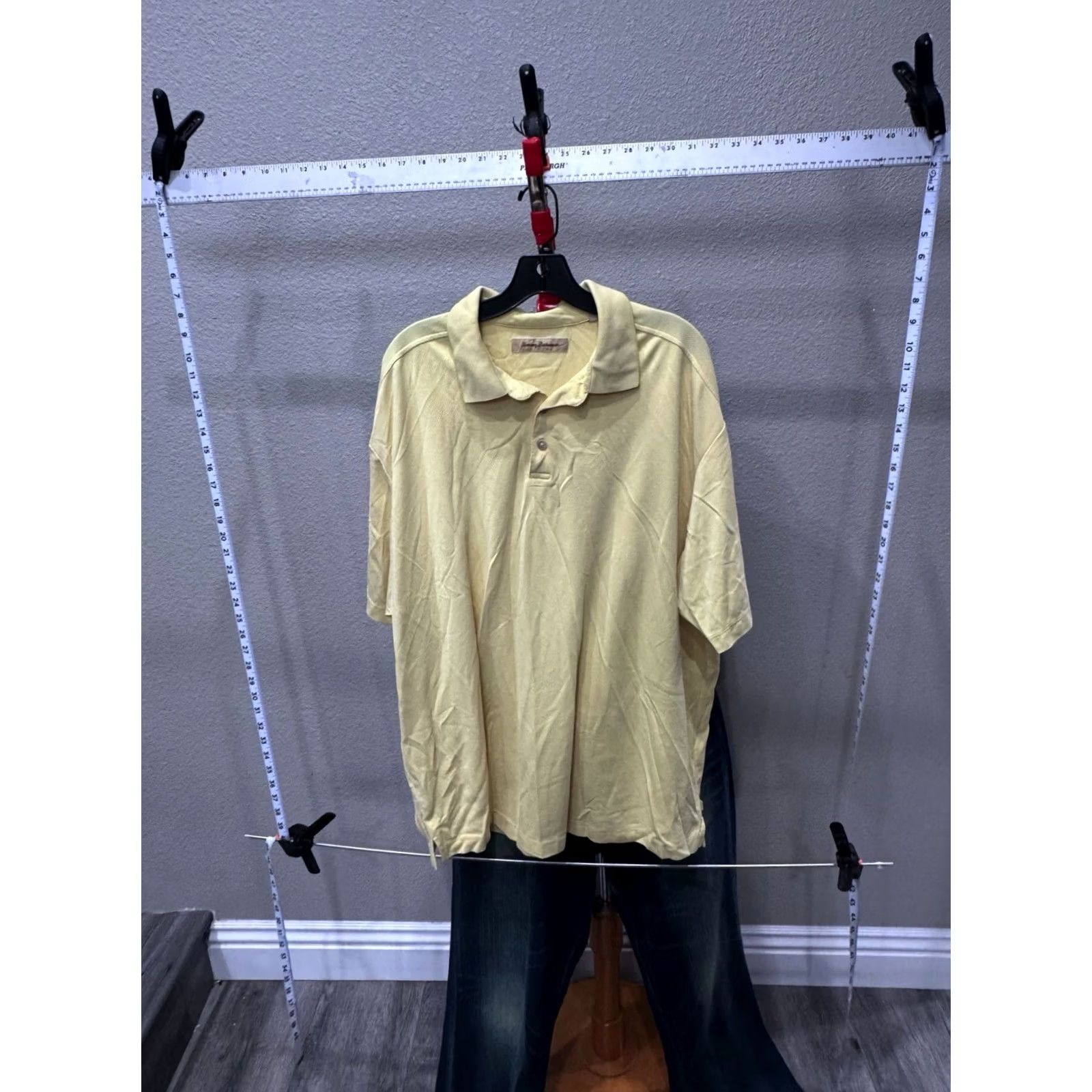 Tommy Bahama Tommy Bahama POLO SHIRT Sunshine Yellow 2XL XXL Mens Size US XXL / EU 58 / 5 - 2 Thumbnail