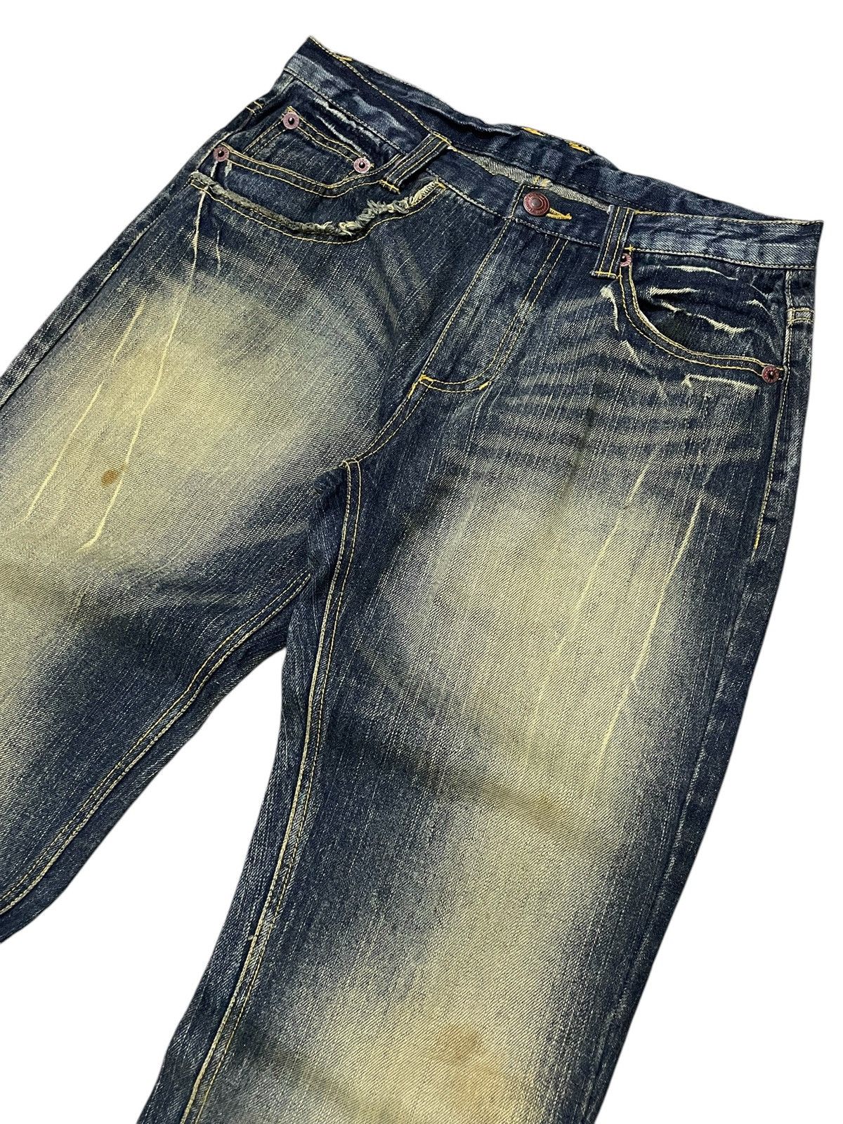 Hysteric Glamour Clone Devgru Japan Mud Wash Zipper Pocket Jeans Size US 32 / EU 48 - 3 Thumbnail
