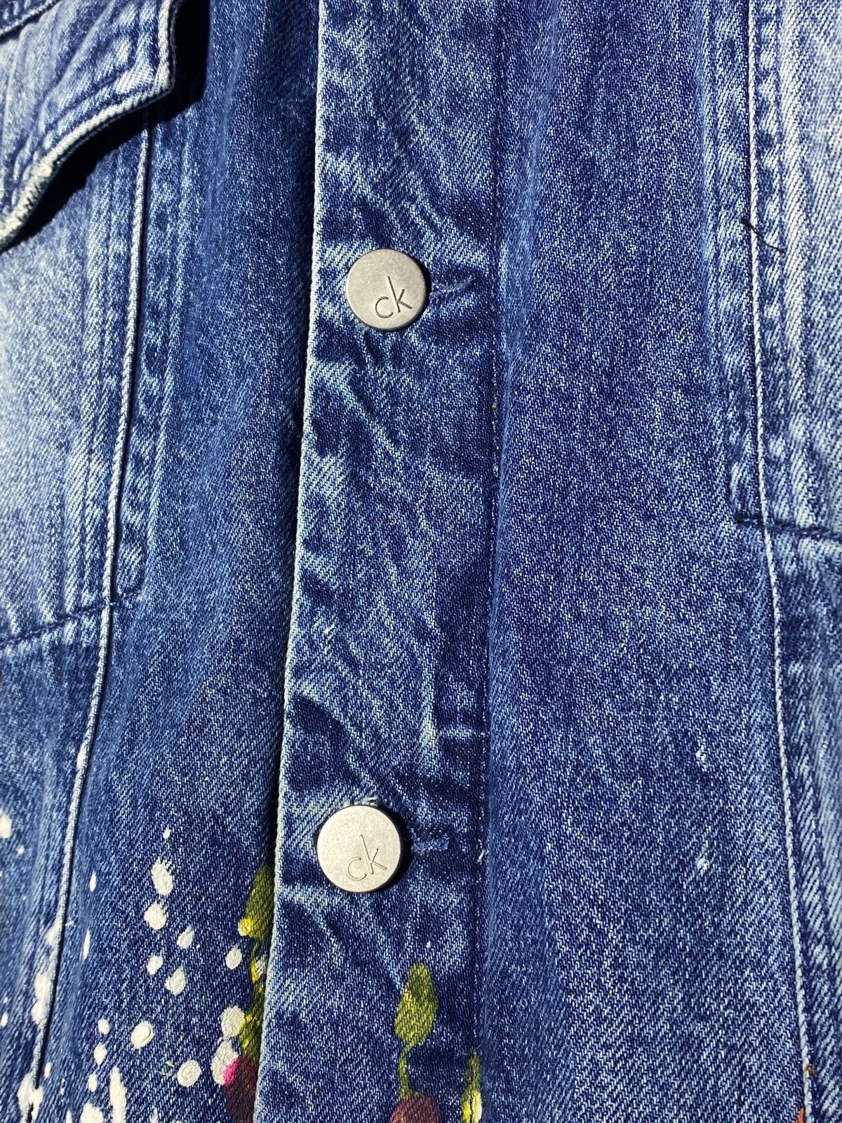 Calvin Klein Calvin Klein Painted Denim Jacket Men’s Size US XL / EU 56 / 4 - 15 Thumbnail