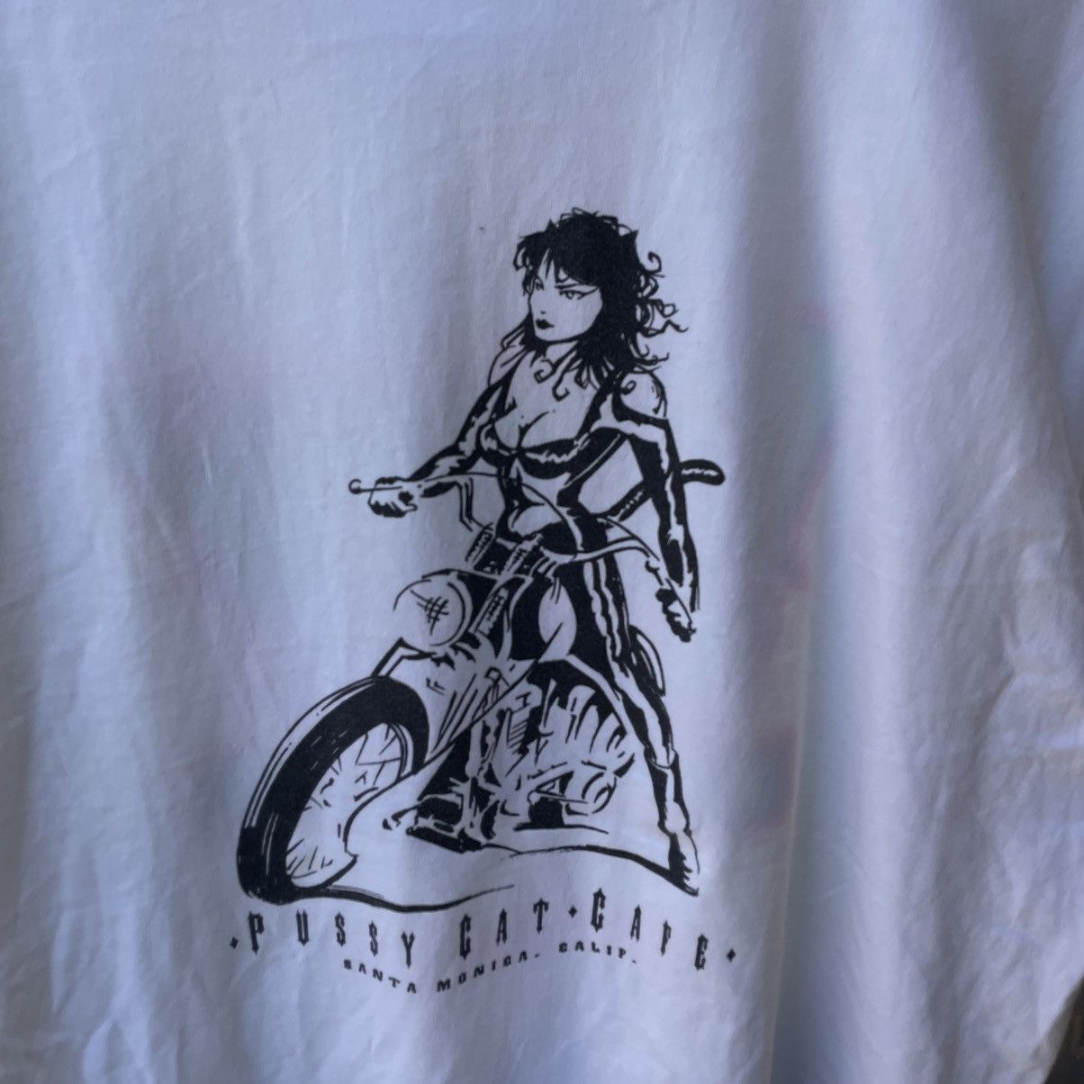 Hanes × Vintage 🔥Vintage 90s Pussy Cat Cafe Sexy Bar Girl Promo Tee Size US XL / EU 56 / 4 - 4 Thumbnail