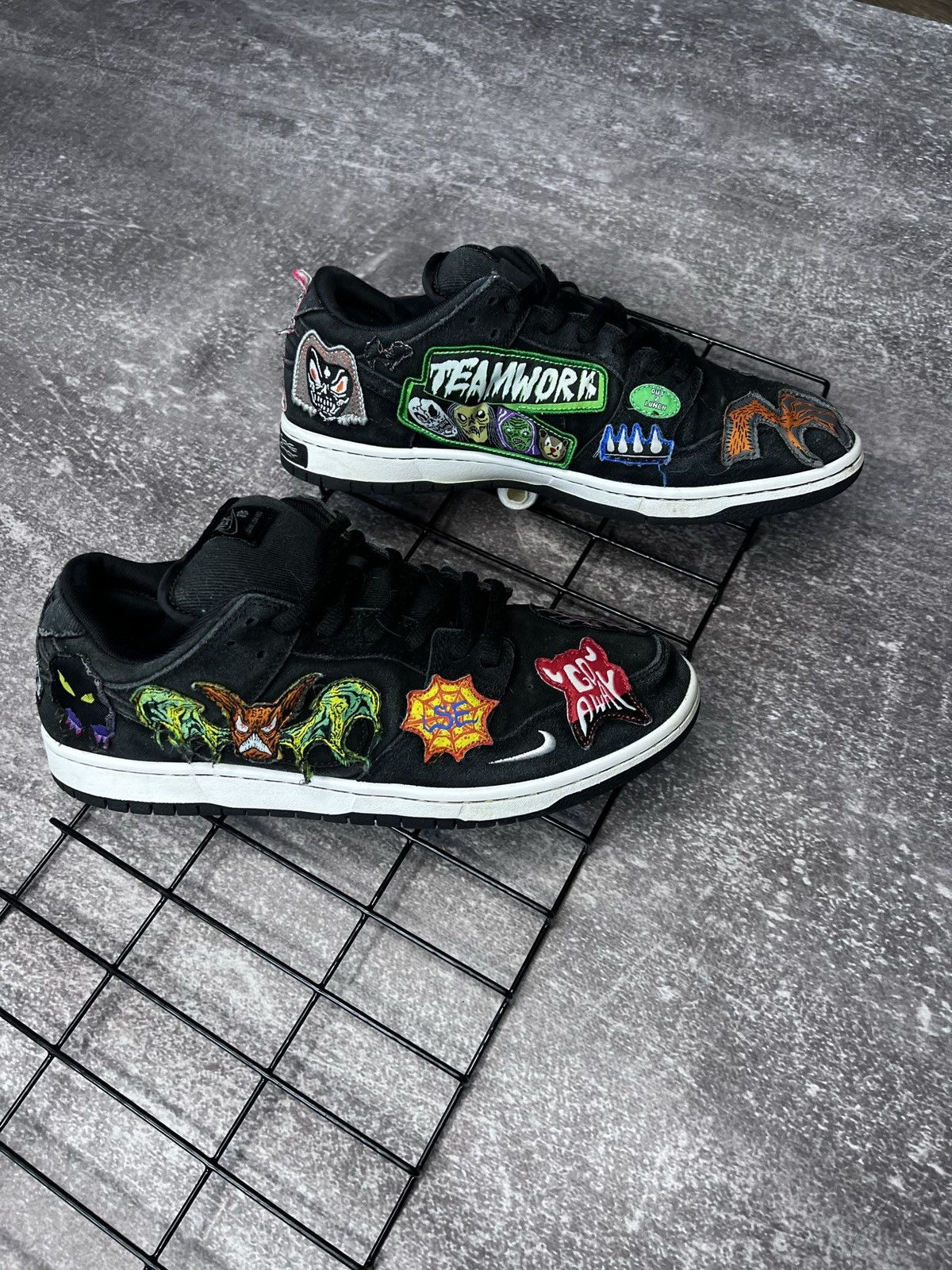 Nike Nike SB Dunk Low Pro QS Neckface Size US 12 / EU 45 - 2 Thumbnail