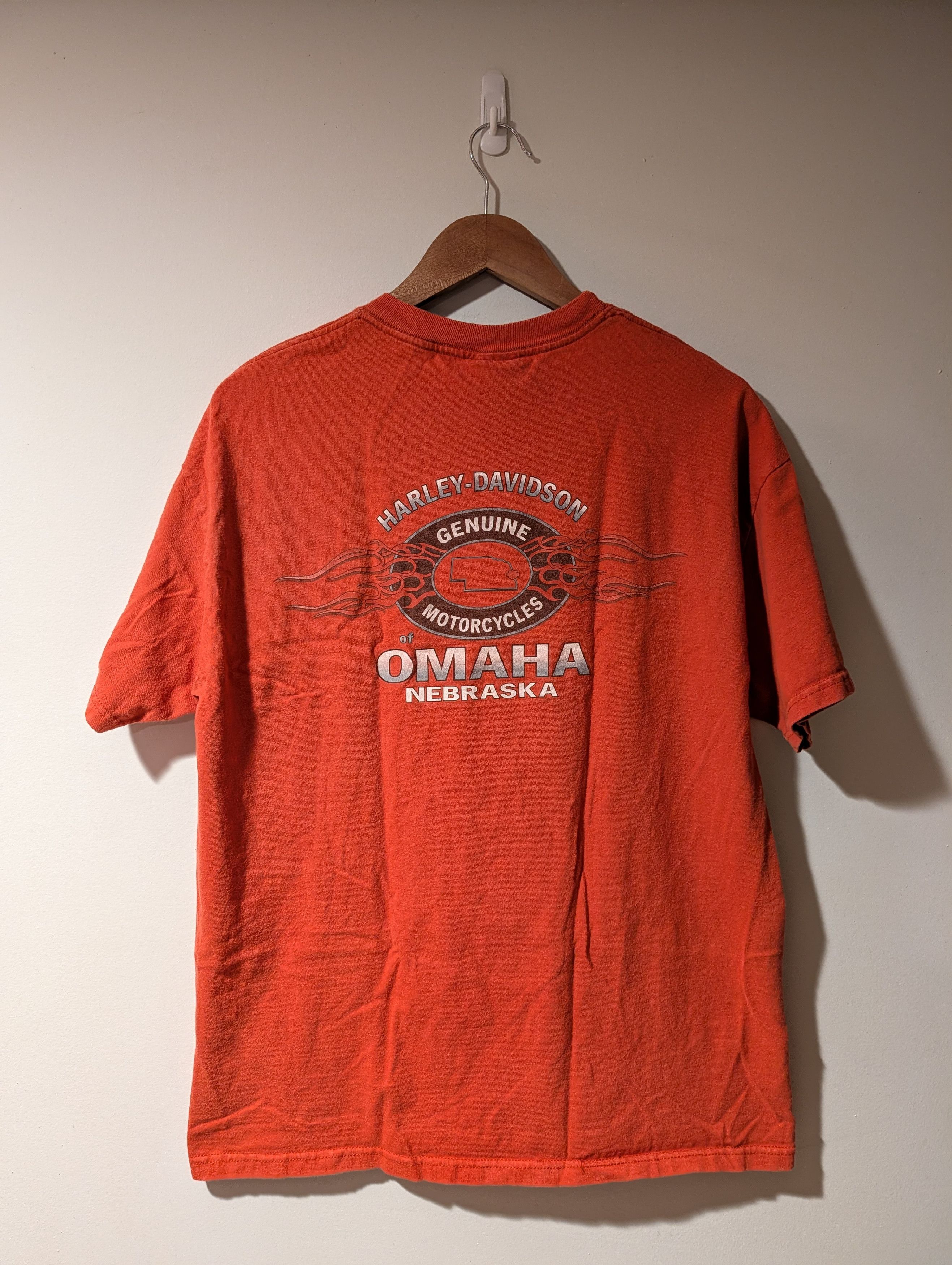 Harley Davidson Vintage Harley Davidson Logo Omaha Nebraska Large T-Shirt Size US L / EU 52-54 / 3 - 5 Thumbnail