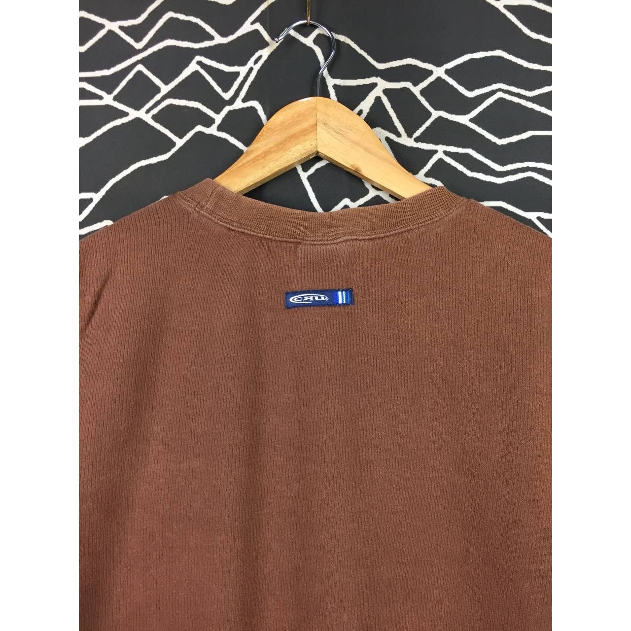 Japanese Brand × Vintage Vtg Cru Designs Small Logo Striped Long Sleeve Surf Tee Size US M / EU 48-50 / 2 - 7 Thumbnail