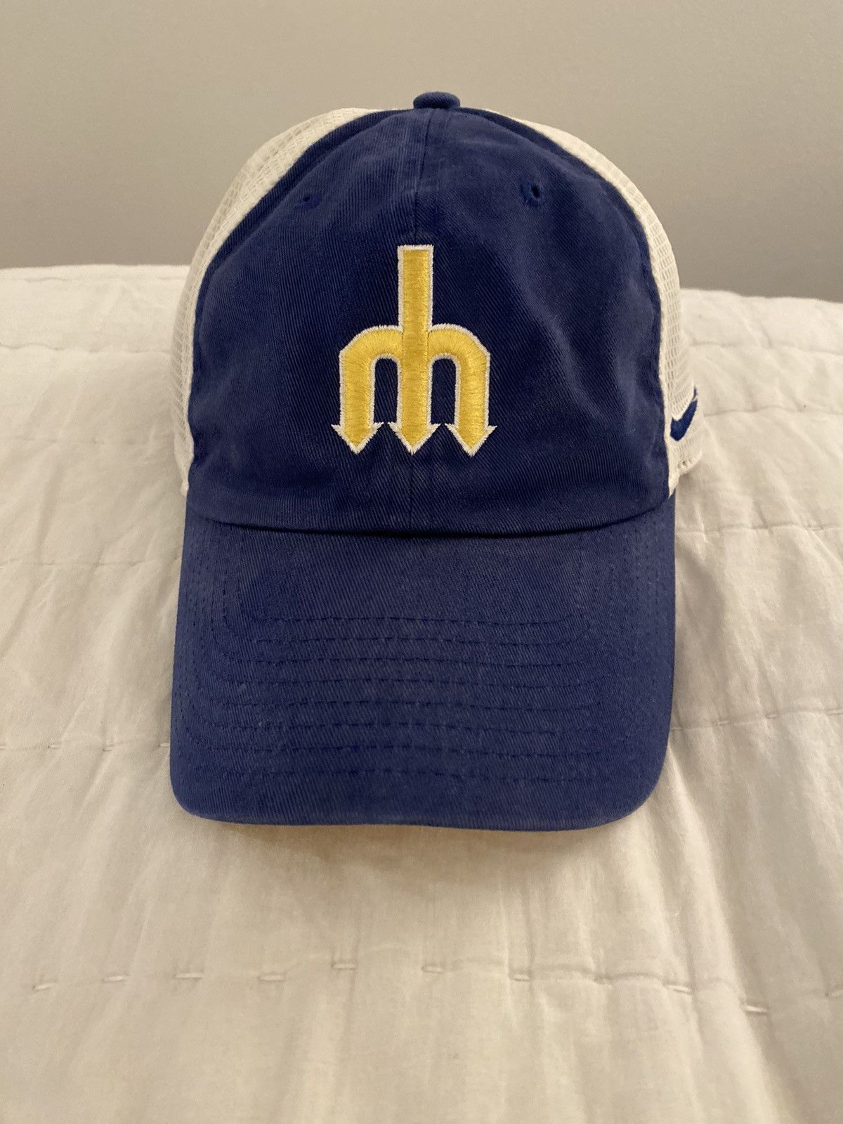Cooperstown Collection Nike Seattle Mariners Heritage86 MLB Trucker Hat Size ONE SIZE - 2 Thumbnail