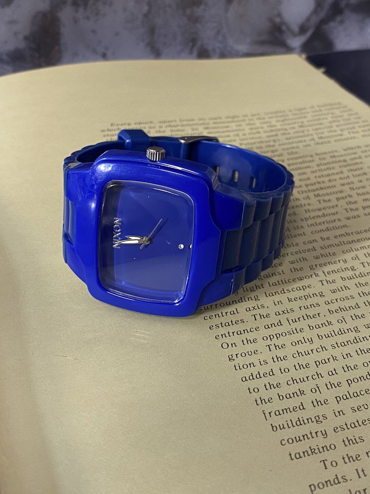 Jewelry Vintage Nixon Time Teller P Blue Watch Size ONE SIZE - 6 Thumbnail