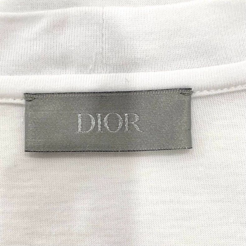Dior Dior Logo letter leopard head print white cotton short-slee Size US M / EU 48-50 / 2 - 5 Thumbnail
