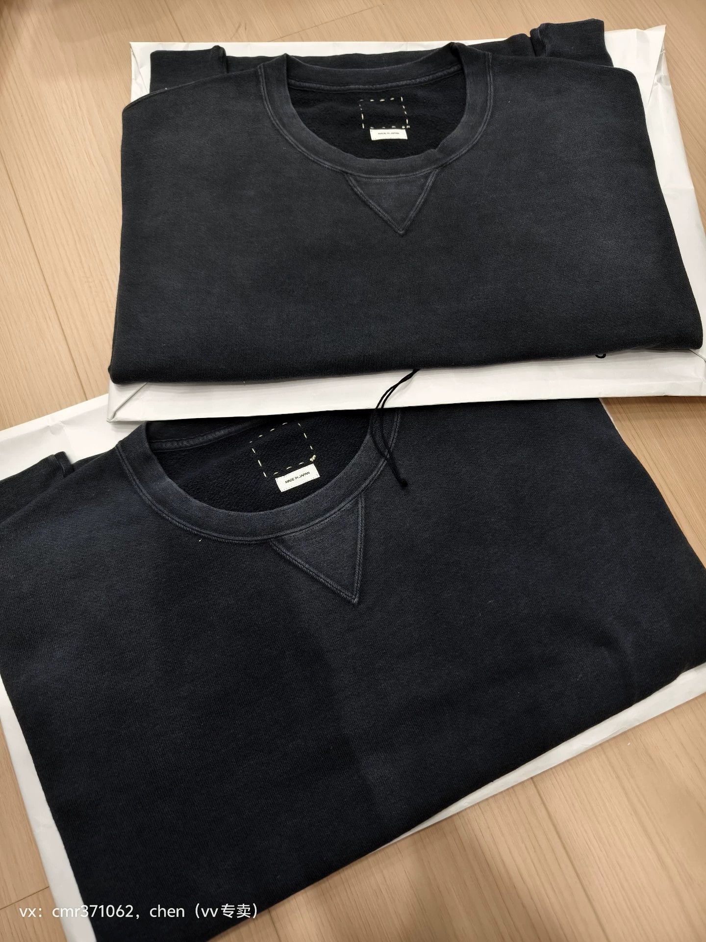 Visvim VISVIM 25SS JUMBO SB SWEAT L/S DMGD Black Sz 2,3,4 Size US M / EU 48-50 / 2 - 6 Thumbnail