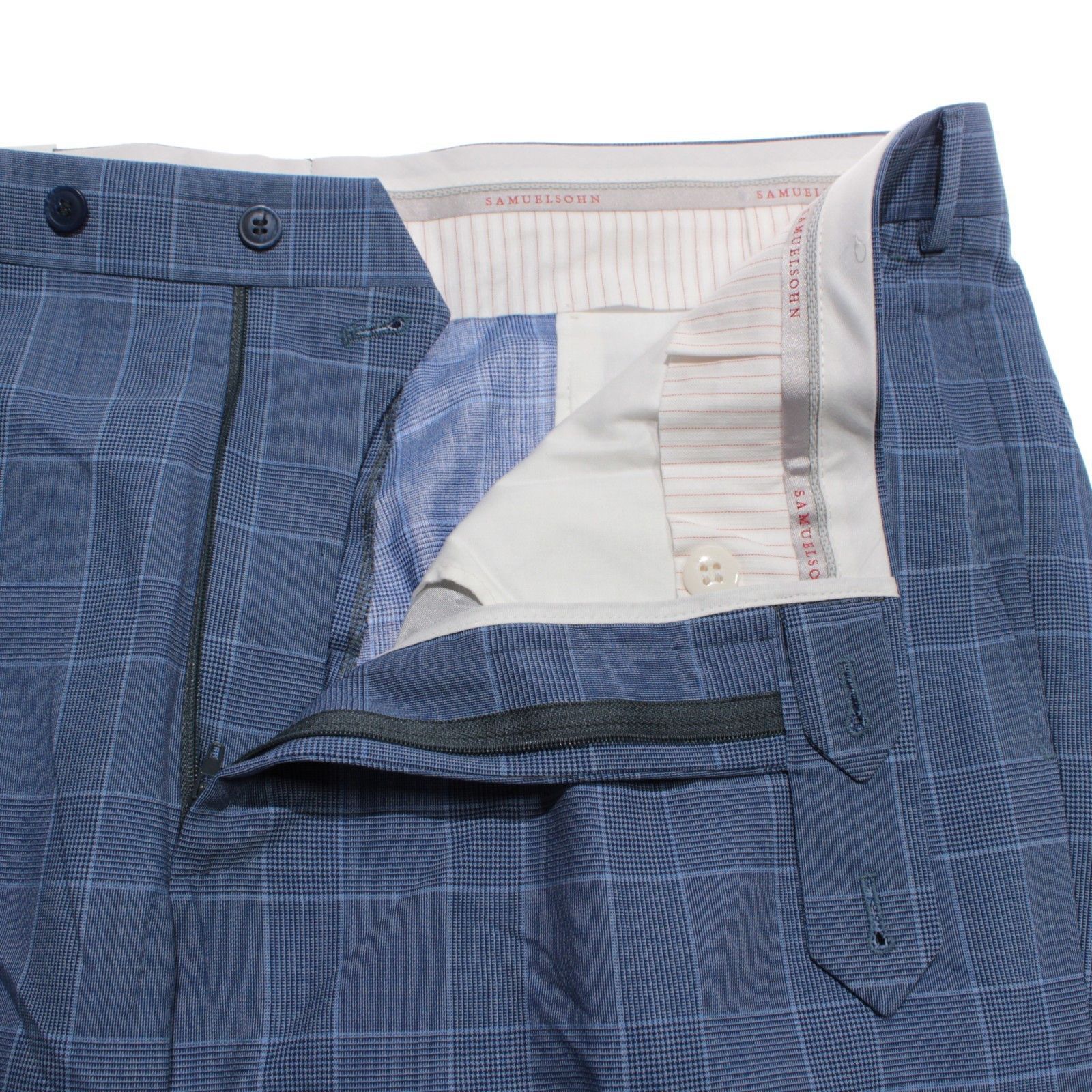 Samuelsohn Samuelsohn New with tags Dress Pants Size 40 US In Blue Size US 40 / EU 56 - 3 Thumbnail