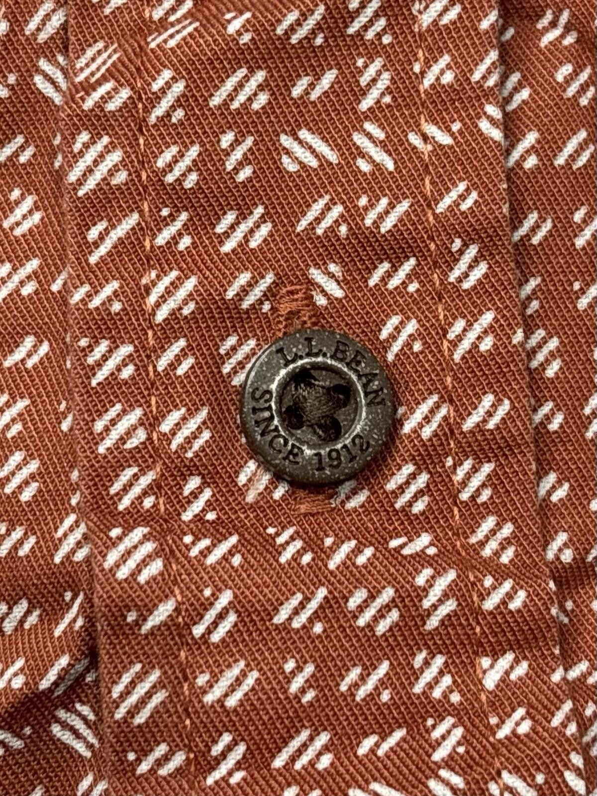 L.L. Bean LL Bean Shirt Mens 2XL Lakewashed Camp Stretch Geometric Size US XXL / EU 58 / 5 - 6 Thumbnail