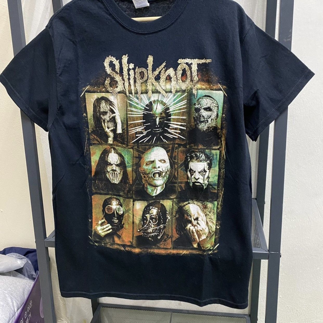 Band Tees × Slipknot × Vintage Vintage y2k Slipknot 2015 Gildan T-Shirt rock band tee siz M Size US M / EU 48-50 / 2 - 4 Thumbnail