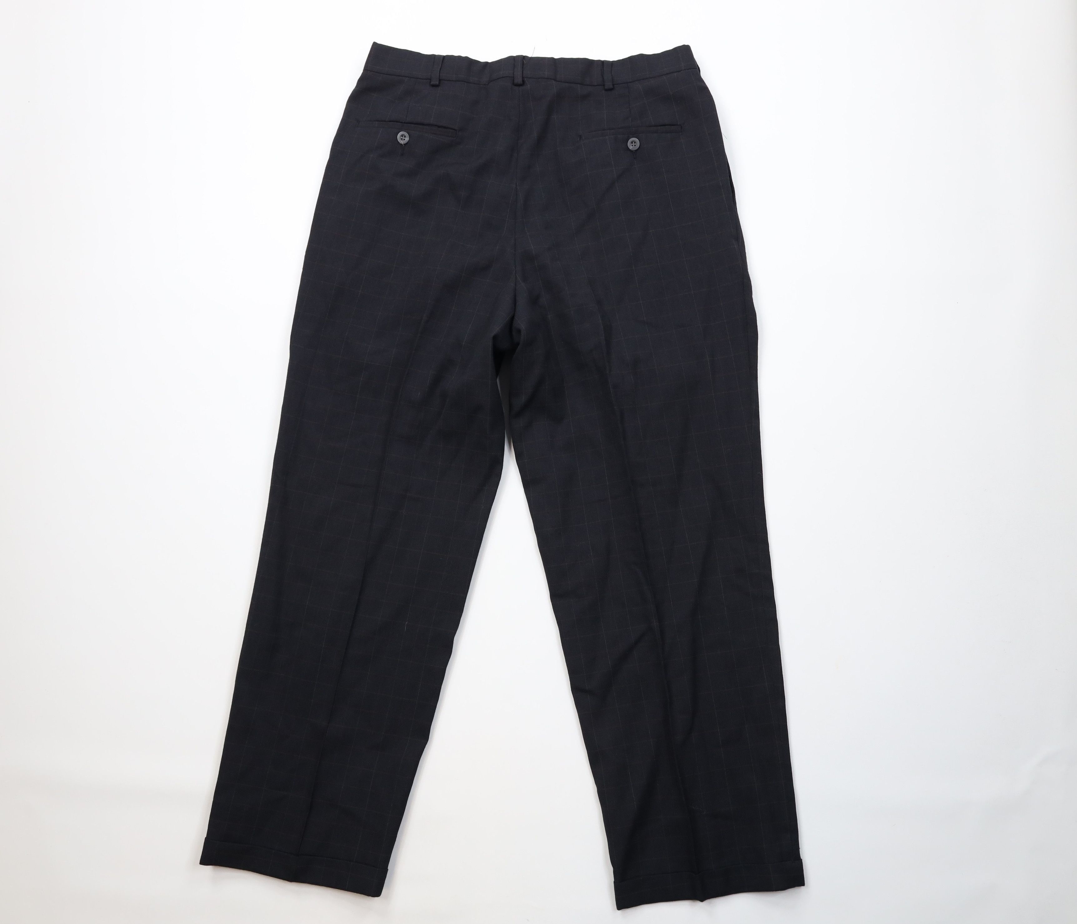 Vintage Vintage 90s Streetwear Wool Blend Wide Leg Chino Pants Size US 34 / EU 50 - 9 Thumbnail