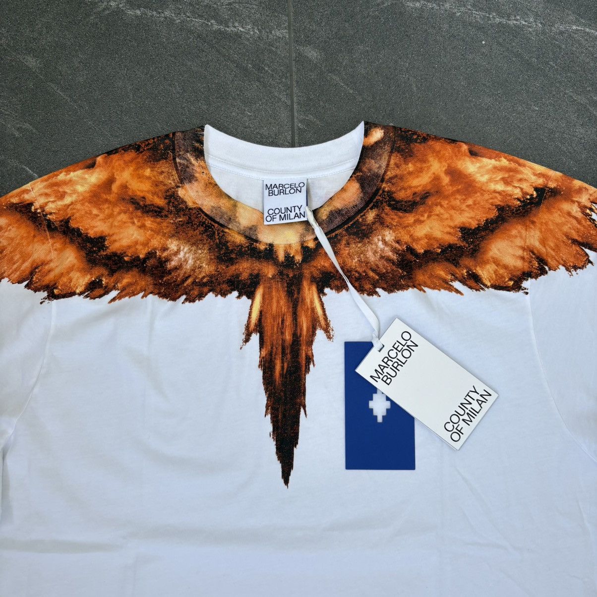 Marcelo Burlon Marcelo Burlon County of Milan Icon Wings basic t-shirt Size US M / EU 48-50 / 2 - 5 Thumbnail