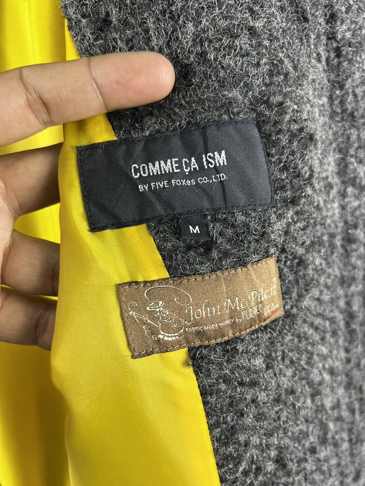 Comme Ca Ism × Japanese Brand × Vintage 🔥 COMME CA ISM JAPAN WOOL LONG COAT Size M / US 6-8 / IT 42-44 - 7 Thumbnail