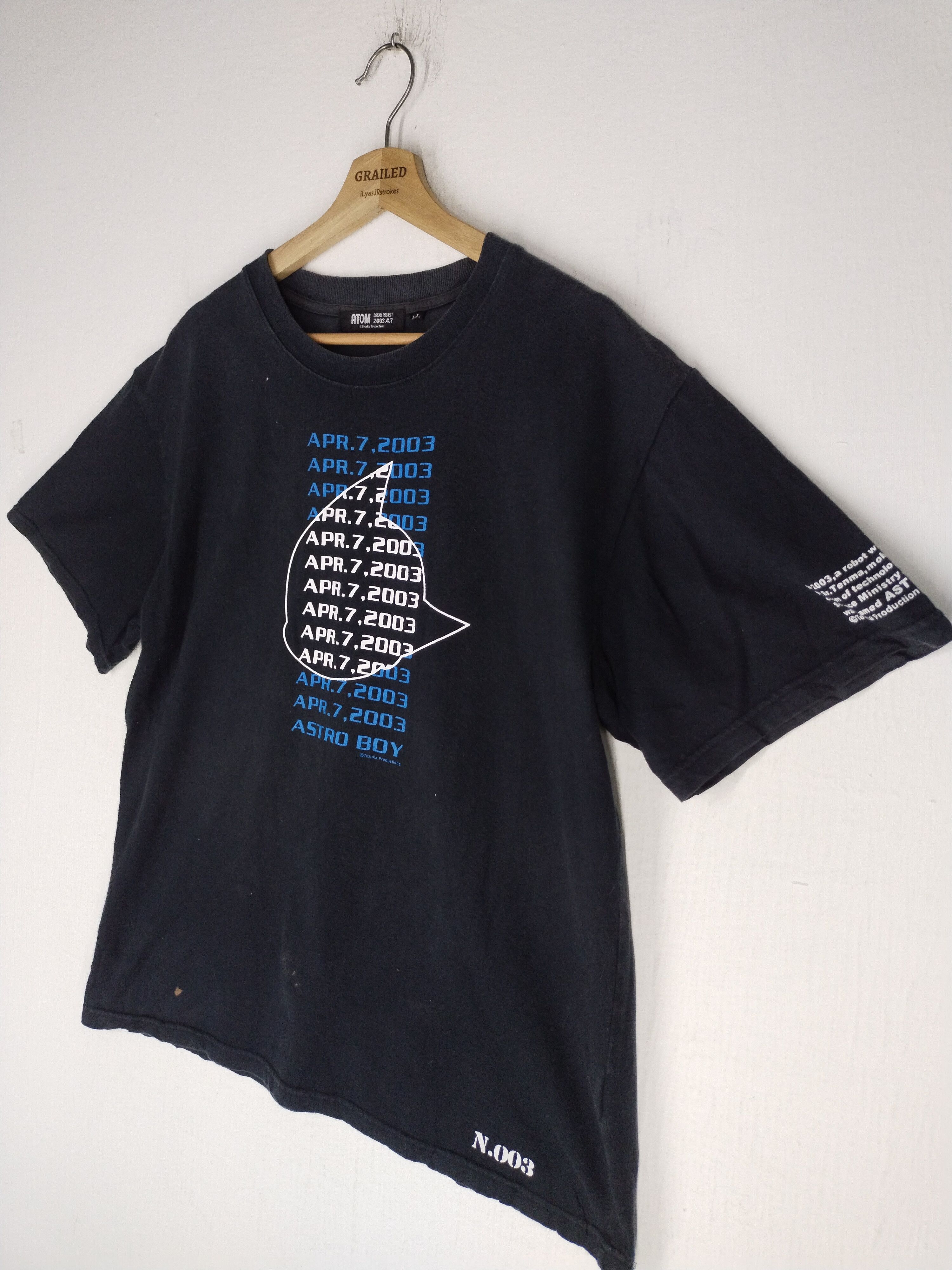 Japanese Brand × Vintage Vintage Astro Boy N.003 Atom Anime Movie Japanese Tee Size US L / EU 52-54 / 3 - 5 Thumbnail