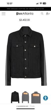 Balmain Balmain Tape Denim Jeans Jacket Size US L / EU 52-54 / 3 - 3 Thumbnail