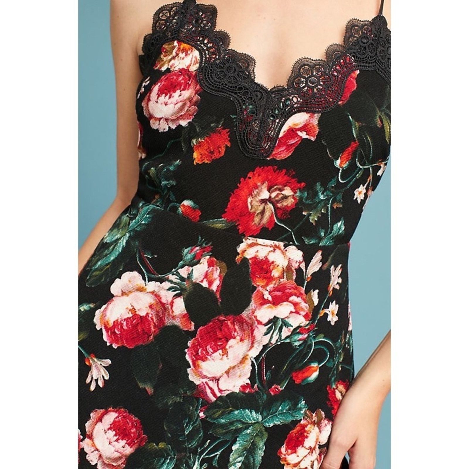 Anthropologie NWT ANTHROPOLOGIE Foxiedox Autumnal Slip Dress Sz. XS Size XS / US 0-2 / IT 36-38 - 2 Thumbnail