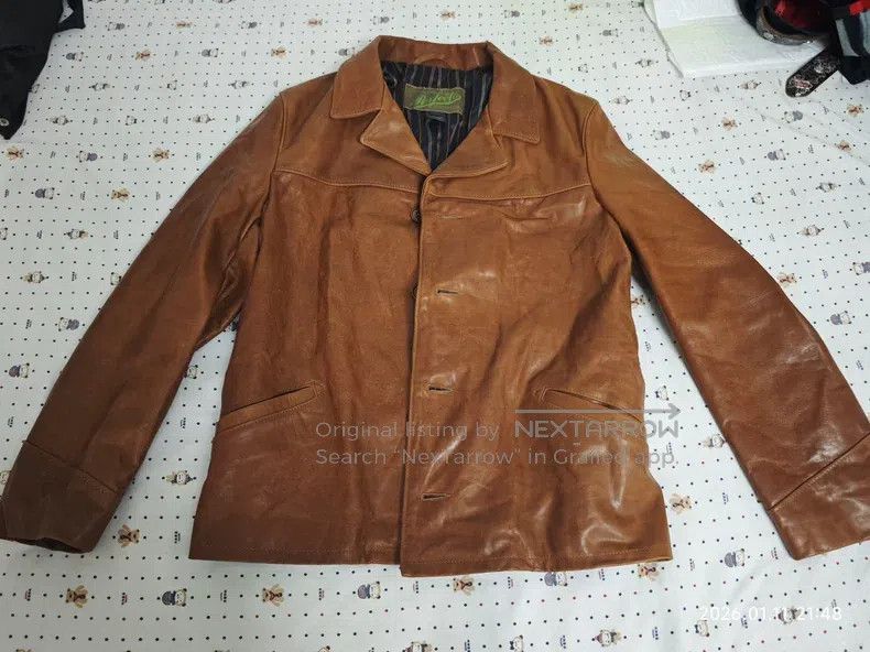 Schott Schott American cowhide leather coat Size US L / EU 52-54 / 3 - 1 Thumbnail