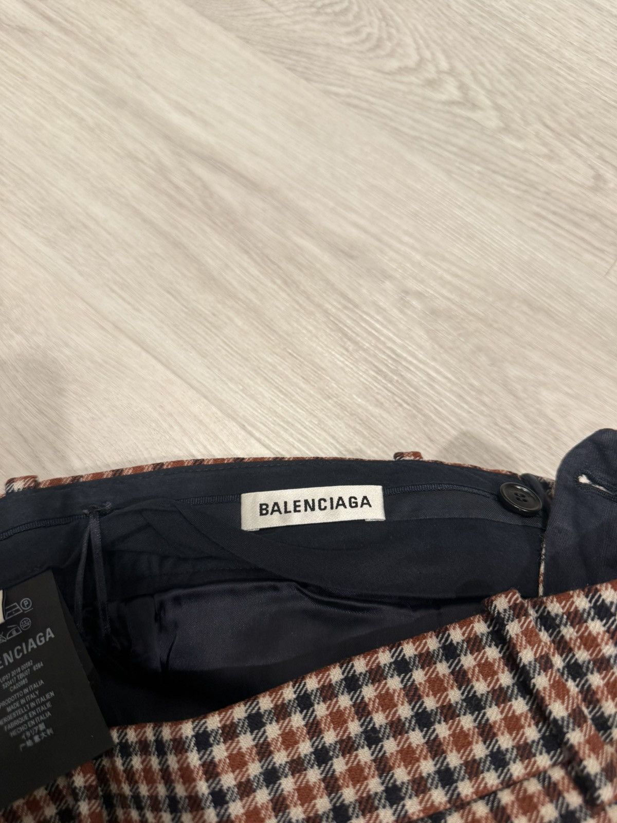 Balenciaga f/w 2019 wool plaid pants!! Size US 28 / EU 44 - 6 Thumbnail