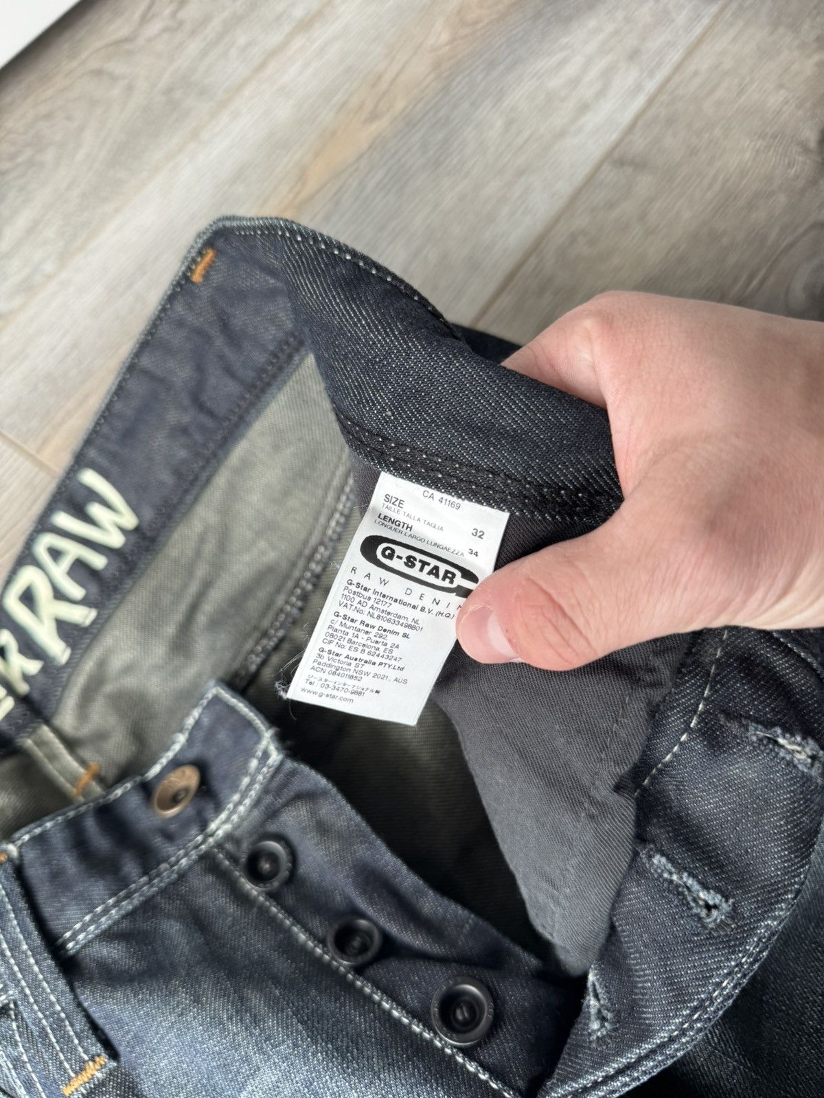 G-Star G Star Raw Straight Fit Men's Jeans Size US 32 / EU 48 - 11 Thumbnail