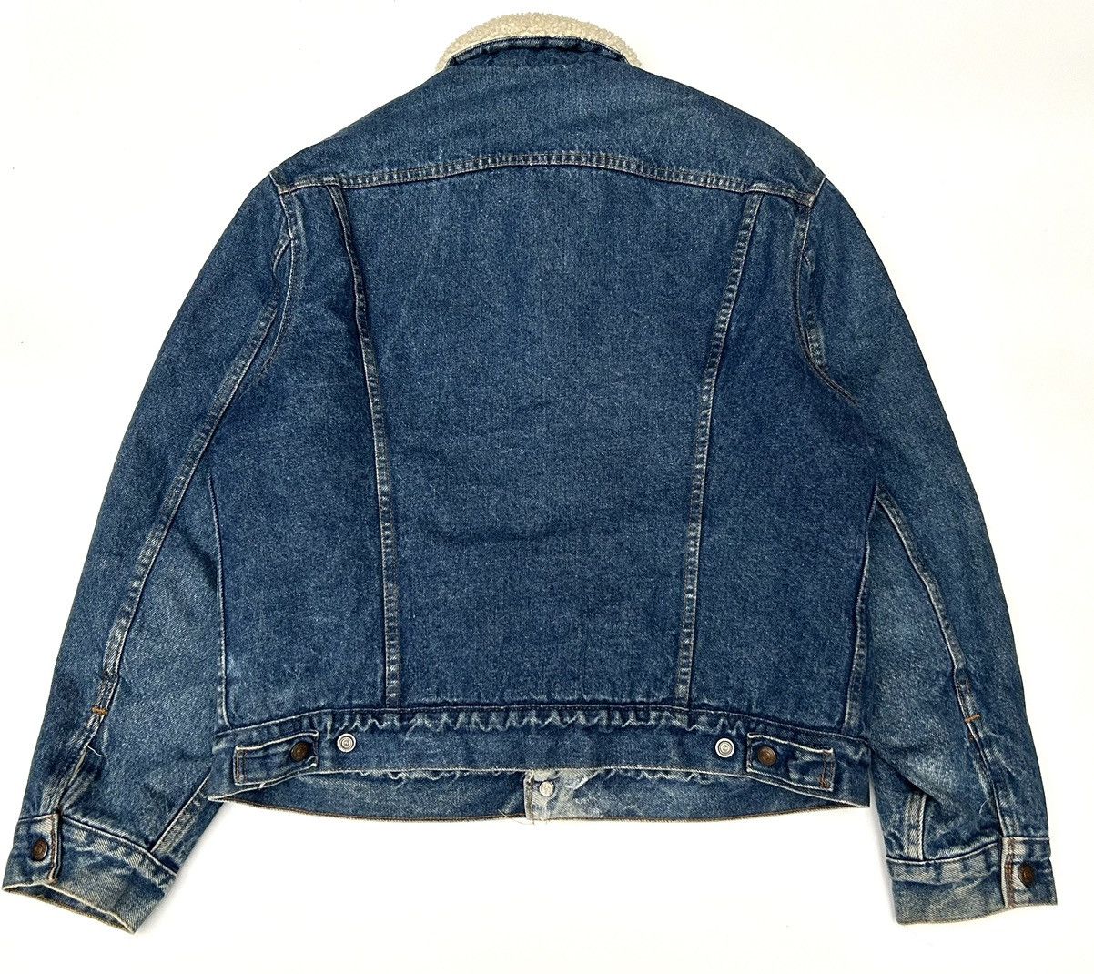 Levi's × Vintage Vintage 80’s Levi’s Sherpa Lined Denim Jacket Made In USA Size US L / EU 52-54 / 3 - 2 Thumbnail
