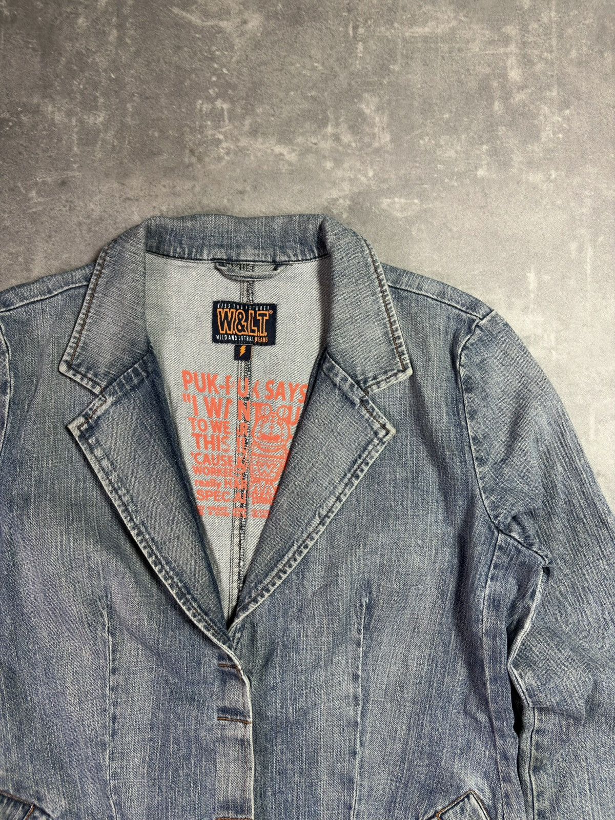 Walter Van Beirendonck W&LT Walter Van Beirendonck Deconstructed Jeans Blazer S M Size US M / EU 48-50 / 2 - 6 Thumbnail