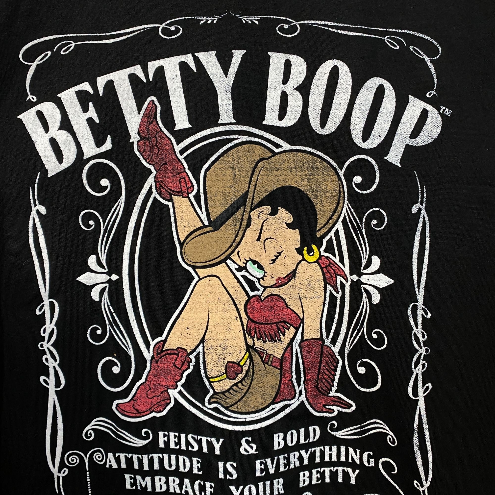 Other Betty Boop "Feisty & Bold" Cowgirl Cute Graphic T-Shirt Medi Size US M / EU 48-50 / 2 - 2 Thumbnail