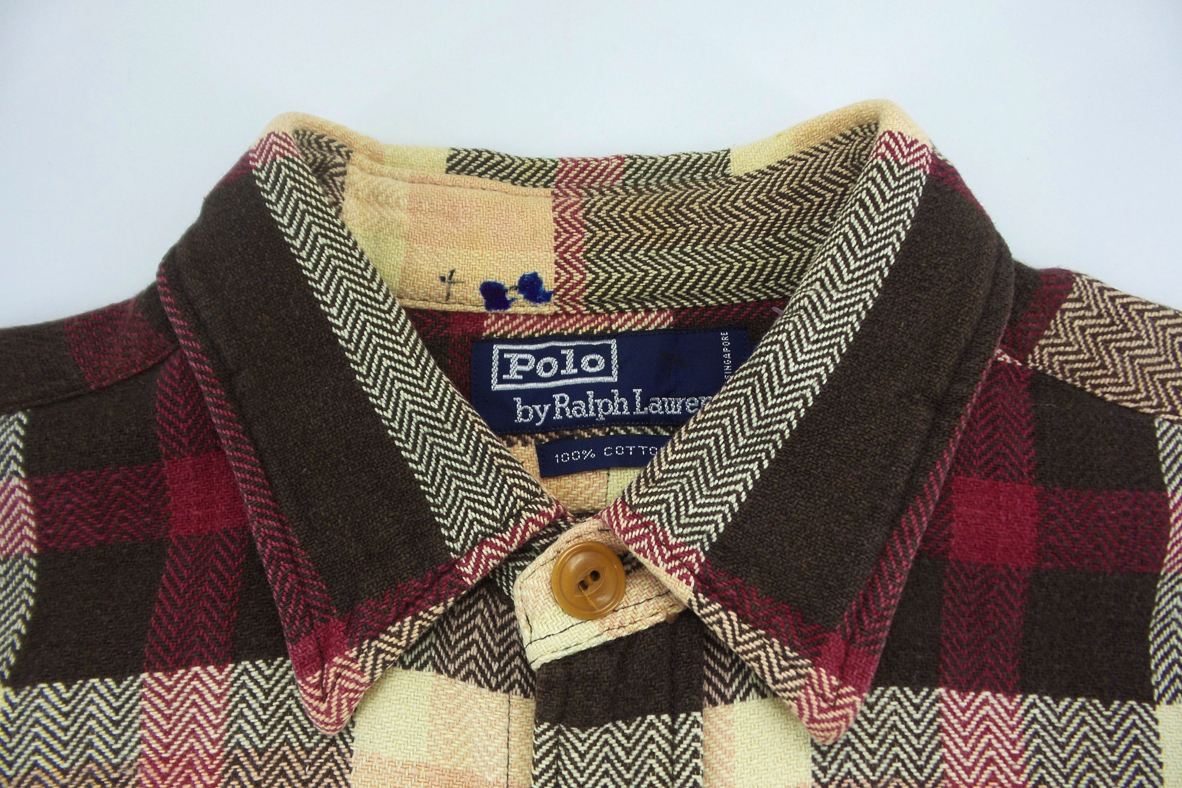 Polo Ralph Lauren × Ralph Lauren Ralph Lauren Double Pockets Chekered Shirts Size US M / EU 48-50 / 2 - 2 Thumbnail