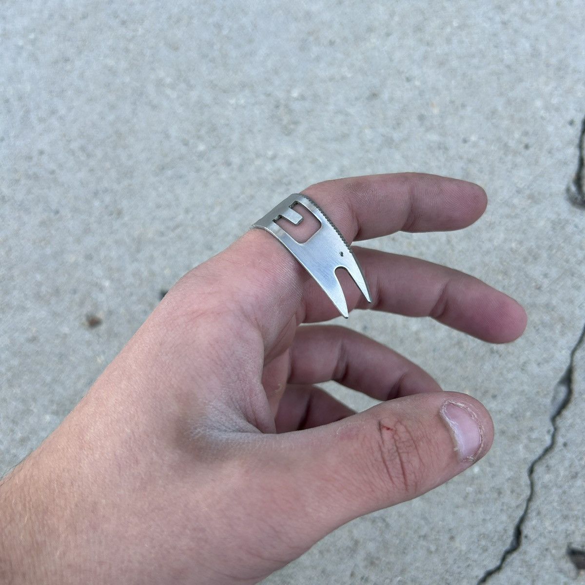 Vintage Duel Edge 1/1 Blade Ring Size ONE SIZE - 6 Thumbnail